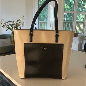 Kate Spade Beige and Black Tote
